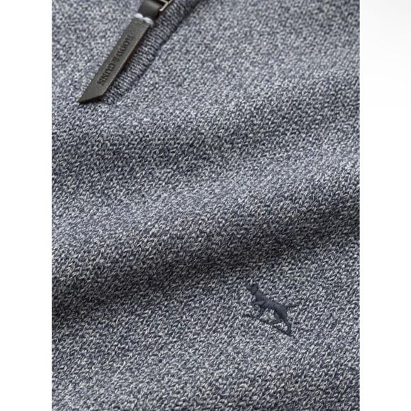 Rodd & Gunn Merrick Bay 1/4 Zip Cotton Sweater in Indigo Size XL - Picture 5 of 12